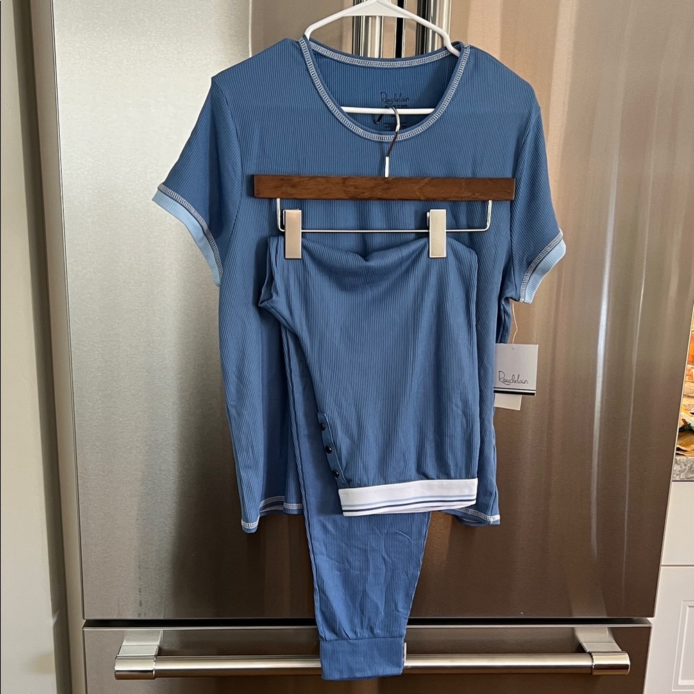 Blue Pajama Set by Poshly